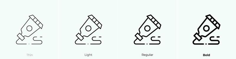 ruimte voedsel icoon. dun, licht, regelmatig en stoutmoedig stijl ontwerp geïsoleerd Aan wit achtergrond vector