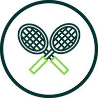 tennis racket vector icoon ontwerp