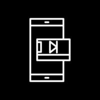 mobiel video vector icoon ontwerp