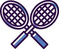 tennis racket vector icoon ontwerp