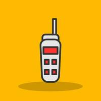 walkie talkie vector icoon ontwerp