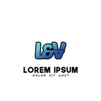 lv eerste logo ontwerp vector