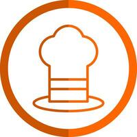 chef hoed vector icoon ontwerp