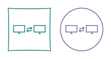 uniek sharing systemen vector icoon