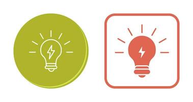 gloeilamp vector pictogram