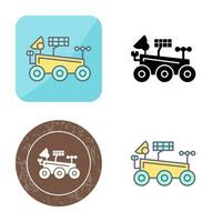 Mars rover vector icoon