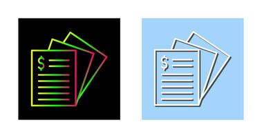 factuur vector pictogram