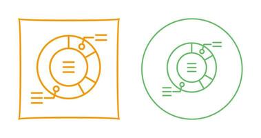 cirkeldiagram vector pictogram