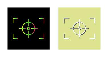 uniek focus horizontaal vector icoon