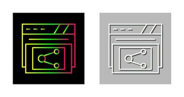 delen vector pictogram