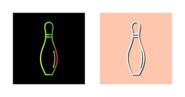 bowling pin vector icon