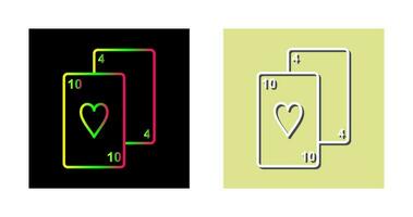 spelen kaarten vector icoon