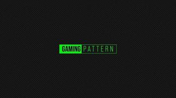 moderne groene gaming patroon achtergrond vector