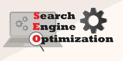 SEO zoekmachine optimalisatie vector