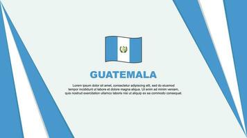 Guatemala vlag abstract achtergrond ontwerp sjabloon. Guatemala onafhankelijkheid dag banier tekenfilm vector illustratie. Guatemala vlag