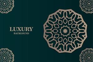 luxe mandala achtergrond vector