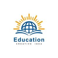 onderwijs logo sjabloon ontwerp pictogram vectorillustratie. vector