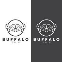 buffel logo sjabloon vector illustratie