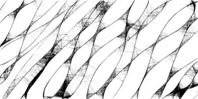 een zwart en wit tekening van een golvend patroon vector