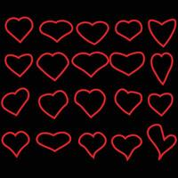 hart icoon vector valentijnsdag dag speciaal