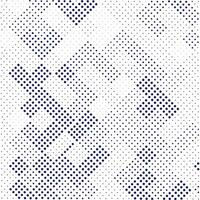 naadloos chaotisch rechthoeken mozaïek- cirkels patroon halftone pixel patroon abstract illustratie vector
