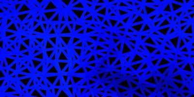 donkerblauwe vector driehoek mozaïek achtergrond.