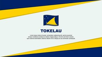 tokelau vlag abstract achtergrond ontwerp sjabloon. tokelau onafhankelijkheid dag banier tekenfilm vector illustratie. tokelau ontwerp