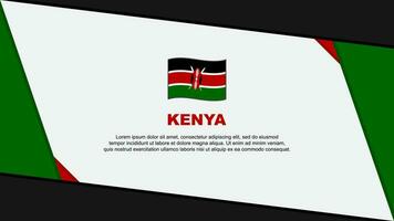 Kenia vlag abstract achtergrond ontwerp sjabloon. Kenia onafhankelijkheid dag banier tekenfilm vector illustratie. Kenia onafhankelijkheid dag