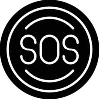 Sos vector icoon