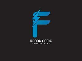 f letter logo ontwerp vector