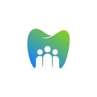 bedrijf tandheelkundig logo vector ontwerp sjabloon