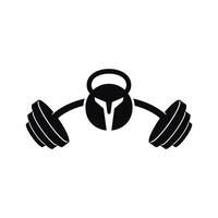 spartaans Sportschool geschiktheid logo vector sjabloon