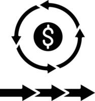 circulaire vs lineair economie vector icoon