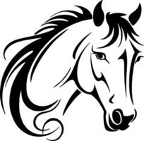 premie vector paard logo ontwerp paard vector