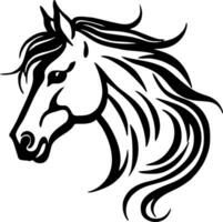 premie vector paard logo ontwerp paard vector