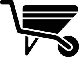 kruiwagen vector pictogram