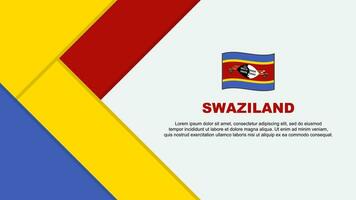 Swaziland vlag abstract achtergrond ontwerp sjabloon. Swaziland onafhankelijkheid dag banier tekenfilm vector illustratie. Swaziland illustratie