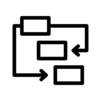 workflow icoon vector symbool ontwerp illustratie