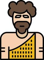 neanderthaler Mens vector vector icoon