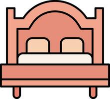 bed vector icoon