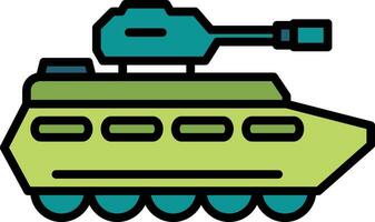 leger tank vector icoon