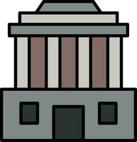 mausoleum vector icoon