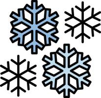 sneeuwvlok vector pictogram