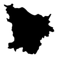 annaba provincie kaart, administratief divisie van Algerije. vector