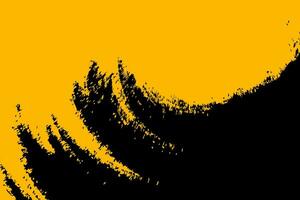 zwart geel plons grunge structuur effect achtergrond. verontrust ruw bedekking abstract grunge textuur. vector illustratie