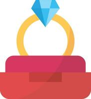 diamant ring vector icoon