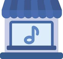 muziek- winkel vector icoon