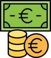 euro valuta vector icoon