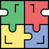 puzzel vector pictogram