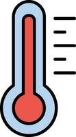 thermometer vector pictogram